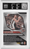Caitlin Clark from the 2024 Panini Prizm WNBA set featuring a Silver Prizm parallel graded by Arena Club and given an overall grade of 9.