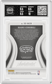 Manu Ginobili from the 2022-23 Panini Immaculate Collection set featuring a Red parallel graded by Arena Club and given an overall grade of 9.