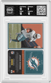 Jaylen Waddle from the 2021 Panini One set graded by Arena Club and given an overall grade of 9.5.
