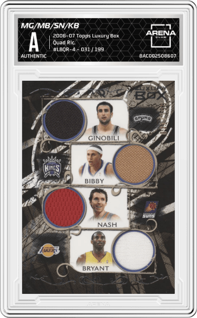 Manu Ginobili/Mike Bibby/Steve Nash/Kobe Bryant