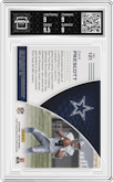 Dak Prescott from the 2016 Panini Limited set graded by Arena Club and given an overall grade of 9.