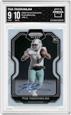 Tua Tagovailoa from the 2020 Panini Chronicles set graded by Arena Club and given an overall grade of 9.
