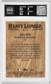 James Wood from the 2025 Topps set graded by Arena Club and given an overall grade of 9.5.
