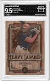 James Wood from the 2025 Topps set graded by Arena Club and given an overall grade of 9.5.