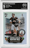Adley Rutschman from the 2023 Topps Series 1 set graded by Arena Club and given an overall grade of 9.