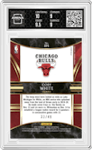 Coby White from the 2019-20 Panini Select set featuring a Disco Red parallel graded by Arena Club and given an overall grade of 9.5.