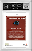 Jonathon Brooks  from the 2024 Donruss Optic set graded by Arena Club and given an overall grade of 9.