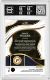 Jarace Walker from the 2023-24 Panini Select  set featuring a Zebra Prizm parallel graded by Arena Club and given an overall grade of 9.
