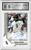 Frank Thomas from the 2025 Topps Industry Conference set graded by Arena Club and given an overall grade of 10.