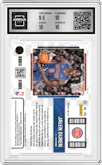 Jalen Duren from the 2022-23 Panini Contenders set featuring a Premium Edition parallel graded by Arena Club and given an overall grade of 10.
