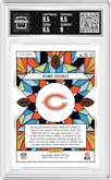 Rome Odunze from the 2024 Panini Mosaic set graded by Arena Club and given an overall grade of 9.5.