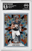 Rome Odunze from the 2024 Panini Mosaic set graded by Arena Club and given an overall grade of 9.5.