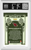 Marvin Harrison Jr. from the 2024 Panini Mosaic set graded by Arena Club and given an overall grade of 9.5.
