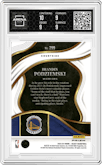 Brandin Podziemski from the 2023-24 Panini Select  set featuring a Elephant parallel graded by Arena Club and given an overall grade of 9.5.