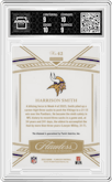 Harrison Smith from the 2023 Panini Flawless set featuring a Diamond parallel graded by Arena Club and given an overall grade of 9.5.