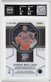Cason Wallace from the 2023-24 Panini Obsidian set graded by Arena Club and given an overall grade of 9.5.