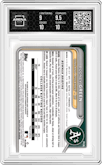 Rodney Green from the 2024 Bowman Draft set featuring a Gold Refractor parallel graded by Arena Club and given an overall grade of 9.5.