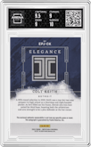 Colt Keith from the 2024 Panini Impeccable set graded by Arena Club and given an overall grade of 9.5.