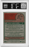Corbin Carroll from the 2024 Topps Heritage set graded by Arena Club and given an overall grade of 9.5.