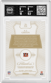 A.J. Green from the 2019 Panini Flawless set graded by Arena Club and given an overall grade of 9.5.