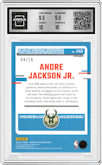Andre Jackson Jr. from the 2023-24 Donruss Optic set featuring a Gold parallel graded by Arena Club and given an overall grade of 10.