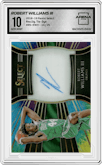 Robert Williams III from the 2018-19 Panini Select  set featuring a Tie-Dye parallel graded by Arena Club and given an overall grade of 10.