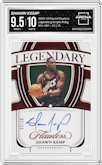 Shawn Kemp from the 2023-24 Panini Flawless set featuring a Ruby parallel graded by Arena Club and given an overall grade of 9.5.