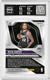 Devin Carter from the 2024-25 Panini Prizm set featuring a Choice Tiger Stripe parallel graded by Arena Club and given an overall grade of 9.5.