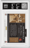 Baker Mayfield from the 2018 Panini One set graded by Arena Club and given an overall grade of 9.