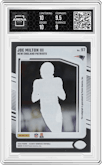 Joe Milton III from the 2024 Clearly Donruss set graded by Arena Club and given an overall grade of 9.5.