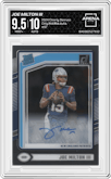 Joe Milton III from the 2024 Clearly Donruss set graded by Arena Club and given an overall grade of 9.5.