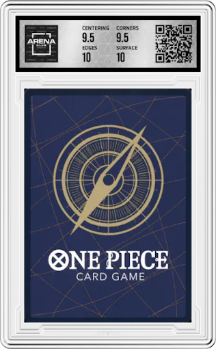 Charlotte Linlin from the 2025 One Piece set graded by Arena Club and given an overall grade of 10.
