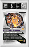 Shaquille O'Neal from the 2024-25 Panini Prizm set featuring a Mojo parallel graded by Arena Club and given an overall grade of 9.5.