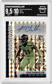Kam Chancellor from the 2021 Panini Mosaic set graded by Arena Club and given an overall grade of 9.5.