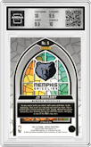 Ja Morant from the 2021-22 Panini Mosaic  set graded by Arena Club and given an overall grade of 10.