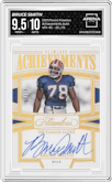 Bruce Smith from the 2023 Panini Flawless set graded by Arena Club and given an overall grade of 9.5.