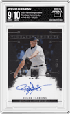 Roger Clemens from the 2024 Panini Impeccable set graded by Arena Club and given an overall grade of 9.