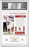 Mark Andrews from the 2018 Panini Contenders Draft Picks set featuring a Cracked Ice parallel graded by Arena Club and given an overall grade of 10.