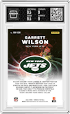 Garrett Wilson from the 2022 Panini Donruss set graded by Arena Club and given an overall grade of 9.5.