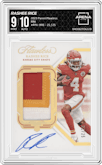 Rashee Rice from the 2023 Panini Flawless set graded by Arena Club and given an overall grade of 9.