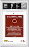 Caleb Williams from the 2024 Donruss Optic set graded by Arena Club and given an overall grade of 9.