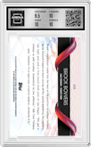 Brock Bowers  from the 2024 Topps Chrome set graded by Arena Club and given an overall grade of 10.