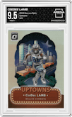 CeeDee Lamb from the 2024 Donruss Optic set graded by Arena Club and given an overall grade of 9.5.
