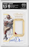 Terrell Owens from the 2023 Panini Flawless set graded by Arena Club and given an overall grade of 9.5.