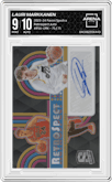 Lauri Markkanen from the 2023-24 Panini Spectra set graded by Arena Club and given an overall grade of 9.