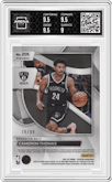 Cameron Thomas from the 2021-22 Panini Spectra set featuring a Celestial parallel graded by Arena Club and given an overall grade of 9.5.