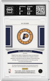 Ben Sheppard from the 2023-24 Panini National Treasures set featuring a Prime  parallel graded by Arena Club and given an overall grade of 9.
