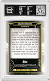 Jayden Daniels from the 2024 Topps Cosmic Chrome set graded by Arena Club and given an overall grade of 9.