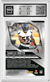 Danielle Hunter  from the 2024 Panini Prizm set featuring a Blue Shimmer parallel graded by Arena Club and given an overall grade of 10.