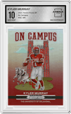 Kyler Murray from the 2021 Panini Prizm Draft Picks set graded by Arena Club and given an overall grade of 10.